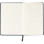 Libreta de tela vaquera con acabado casual A5 y hojas a rayas tercera vista
