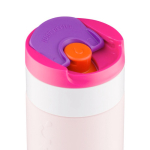 Vaso termo de acero inoxidable con mecanismo antigoteo Dopper 400ml color rosa primera vista