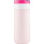 Vaso termo de acero inoxidable con mecanismo antigoteo Dopper 400ml color rosa tercera vista