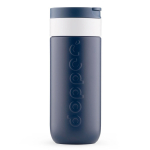 Vaso termo de acero inoxidable con mecanismo antigoteo Dopper 400ml color azul marino quinta vista