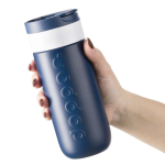 Vaso termo de acero inoxidable con mecanismo antigoteo Dopper 400ml color azul marino sexta vista