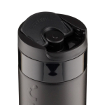 Vaso termo de viaje de acero inoxidable con tapa abatible Dopper 300ml color negro primera vista