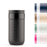 Vaso termo de viaje de acero inoxidable con tapa abatible Dopper 300ml color negro séptima vista