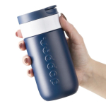 Vaso termo de viaje de acero inoxidable con tapa abatible Dopper 300ml cuarta vista