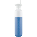 Botella de acero inoxidable con pajita Dopper Original 450ml color azul real primera vista