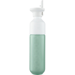 Botella de acero inoxidable con pajita Dopper Original 450ml color verde claro primera vista