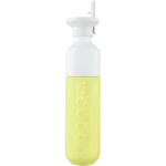 Botella de acero inoxidable con pajita Dopper Original 450ml color amarillo claro primera vista