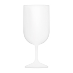 Copa de vino de plástico sin BPA reutilizable hecha en EU 180ml color blanco
