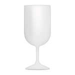 Copa de vino de plástico sin BPA reutilizable hecha en EU 180ml color translúcido