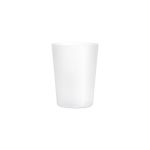 Vaso reutilizable y reciclable de plástico versión mini 220ml color translúcido