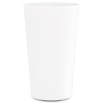 Vaso reutilizable hecho en Europa apto lavavajillas de colores 300ml color blanco