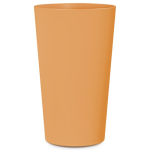 Vaso reutilizable hecho en Europa apto lavavajillas de colores 300ml color naranja