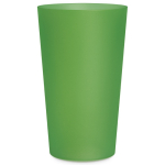 Vaso reutilizable hecho en Europa apto lavavajillas de colores 300ml color verde transparente