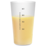 Vaso reutilizable hecho en Europa apto lavavajillas de colores 300ml color translúcido