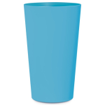 Vaso reutilizable hecho en Europa apto lavavajillas de colores 300ml color azul cian