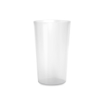 Vaso de plástico apilable con marcaje InMold tamaño pequeño 300ml color translúcido