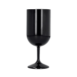 Copa de vino de Tritan® hecha en Europa apta lavavajillas 180ml color negro