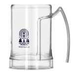 Jarra de cerveza de plástico Tritan® hecha en EU con asa 500ml color transparente