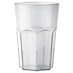 Vaso de plástico reutilizable de Tritan® hecho en Europa 400ml color transparente