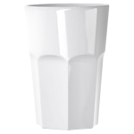 Vaso de plástico Tritan® reutilizable hecho en Europa 560ml color blanco