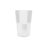 Vaso reutilizable de plástico hecho en Francia sin BPA 400ml color translúcido