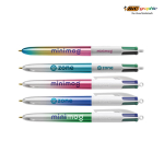 Bolígrafo de plástico estilo degradado con tinta de 4 colores Gradient BIC®