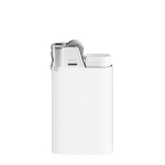 Mechero con impresión 360º y llama ajustable BIC® DJEEP® D1 color blanco