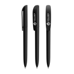 Bolígrafo de plástico giratorio y escritura negra Super Clip Soft BIC® color negro