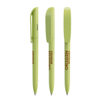Bolígrafo biodegradable giratorio y escritura azul Super Clip Origin BIC® color verde claro