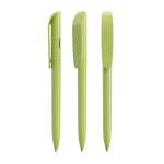 Bolígrafo biodegradable giratorio y escritura negra Super Clip Origin BIC® color verde claro