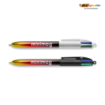 Bolígrafo de plástico con acabado metálico con tinta 4 colores Flags BIC®