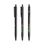 Bolígrafo de plástico con mecanismo de clic y tinta azul Clic Stic BIC® color negro