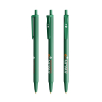 Bolígrafo de plástico con mecanismo de clic y tinta azul Clic Stic BIC® color verde
