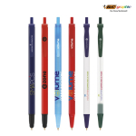 Bolígrafo de plástico con mecanismo de clic y tinta azul Clic Stic BIC®