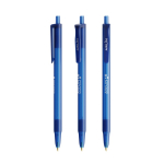 Bolígrafo de plástico con cuerpo de goma Softfeel® y tinta azul BIC®