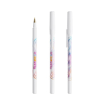 Bolígrafo de plástico de escritura suave con tinta azul Round Stic BIC® color blanco
