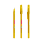 Bolígrafo de plástico de escritura suave con tinta azul Round Stic BIC®