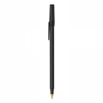 Bolígrafo de plástico de escritura suave con tinta azul Round Stic BIC®