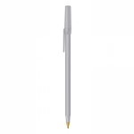 Bolígrafo de plástico de escritura suave con tinta azul Round Stic BIC®