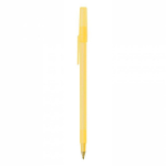 Bolígrafo de plástico de escritura suave con tinta azul Round Stic BIC®