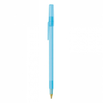Bolígrafo de plástico de escritura suave con tinta azul Round Stic BIC®