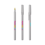 Bolígrafo de plástico diseño clásico y escritura negra Round Stic BIC®