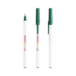 Bolígrafo de plástico diseño clásico y escritura negra Round Stic BIC®