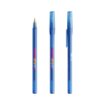 Bolígrafo de plástico diseño clásico y escritura negra Round Stic BIC®