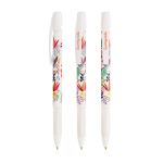 Bolígrafo de plástico con pulsador retráctil y tinta negra BIC®