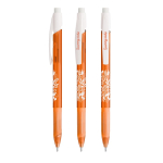 Portaminas de plástico con clip resistente y mecanismo retráctil BIC® color naranja transparente