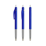 Bolígrafo de plástico retráctil y ergonómico con tinta azul BIC® color azul
