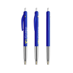 Bolígrafo de plástico retráctil y ergonómico con tinta azul BIC® color azul