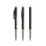 Bolígrafo de plástico retráctil y ergonómico con tinta azul BIC®