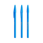 Bolígrafo de plástico con capuchón clásico y escritura azul Style BIC® color azul